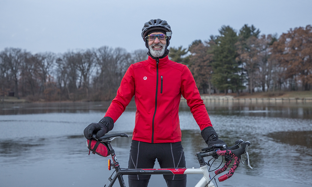 Man Pedals Preserves to Connect to Nature